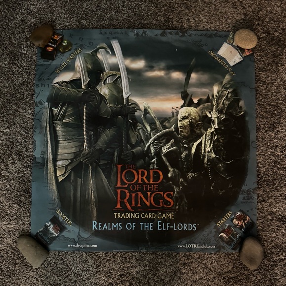 Lord Of The Rings Trading Card Game Original Poster 27x27 - Picture 1 of 1